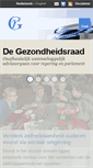 Mobile Screenshot of gezondheidsraad.nl